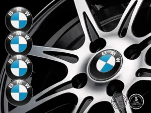 BMW Sticker on Rims Label Gravitational Cascade